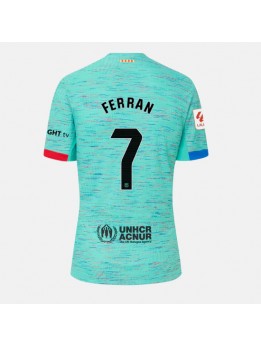 Barcelona Ferran Torres #7 Ausweichtrikot für Frauen 2023-24 Kurzarm